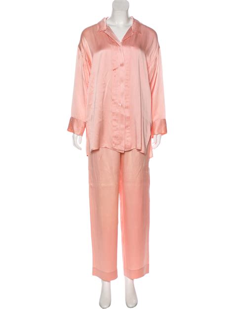 dior silk pajamas set|dior loungewear.